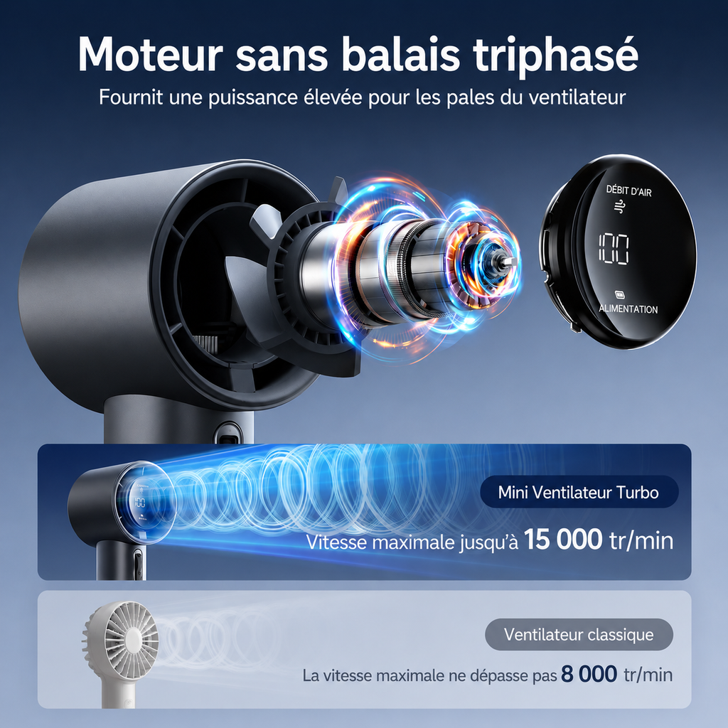Ventilateur portatif Airlyse IRON